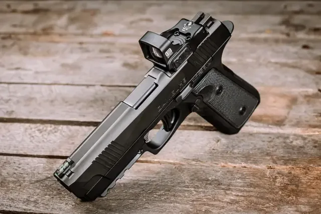 Historia pistoletu Daniel Defense H9 16 Daniel Defence Daniel H9 kolimatora Eotech EFLX Mini Reflex Sight 09s