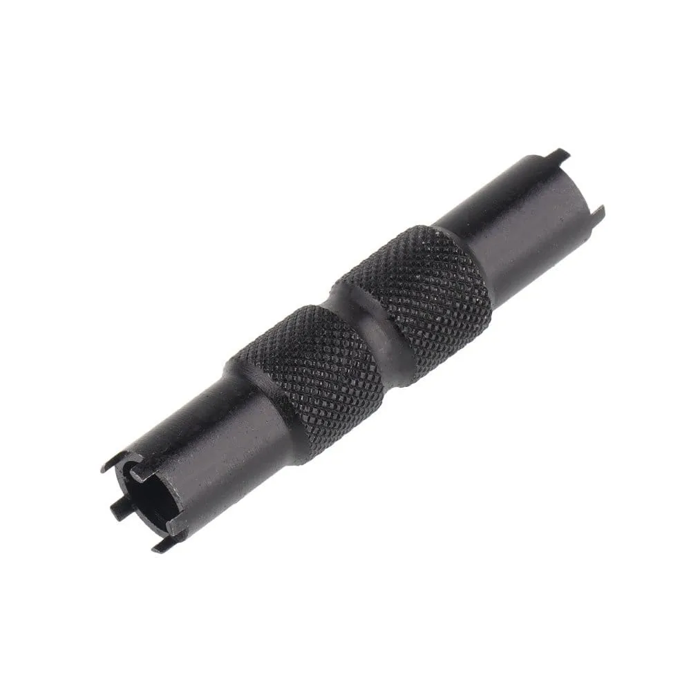 Jak wyposażyć domowy warsztat strzelca? Stanowisko serwisowe, czyszczenie broni, przegląd narzędzi Real Avid 28 Real Avid - Klucz do regulacji muszki AR-15 Front Sight Adjuster - AVAR15FSA