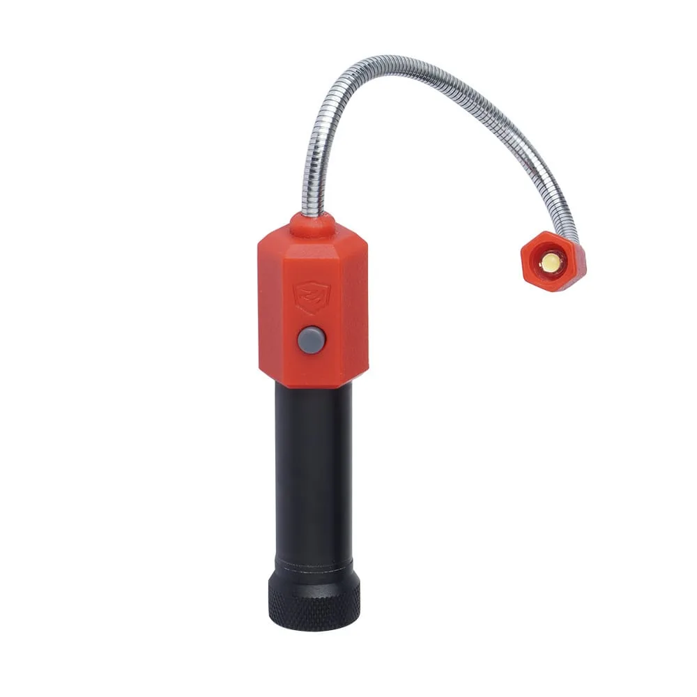 Jak wyposażyć domowy warsztat strzelca? Stanowisko serwisowe, czyszczenie broni, przegląd narzędzi Real Avid 30 Real Avid - Lampka magnetyczna do czyszczenia luf Bore Light - 100 lumenów - Czarna/Czerwona - AVBR101-B