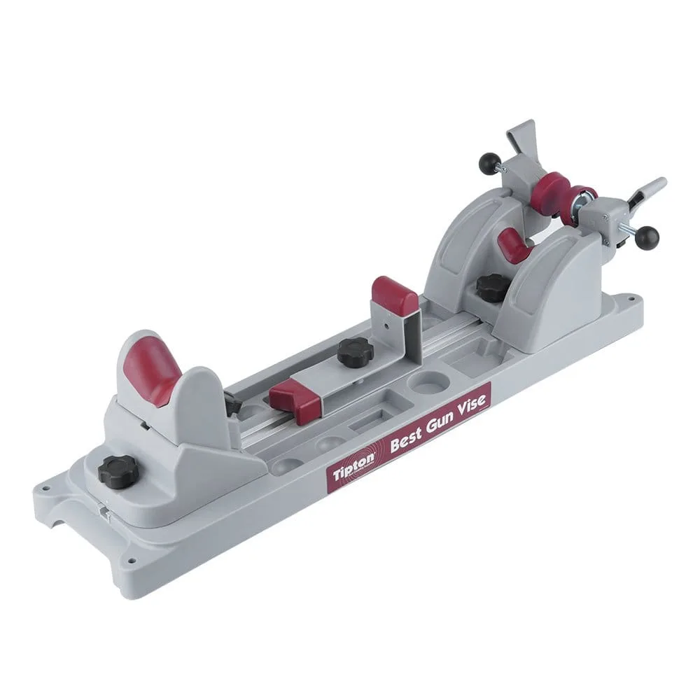 Jak wyposażyć domowy warsztat strzelca? Stanowisko serwisowe, czyszczenie broni, przegląd narzędzi Real Avid 37 Tipton - Best Gun Vise - 181181